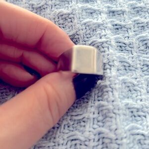 Uno de 50 silver rings. Size 7.5/8